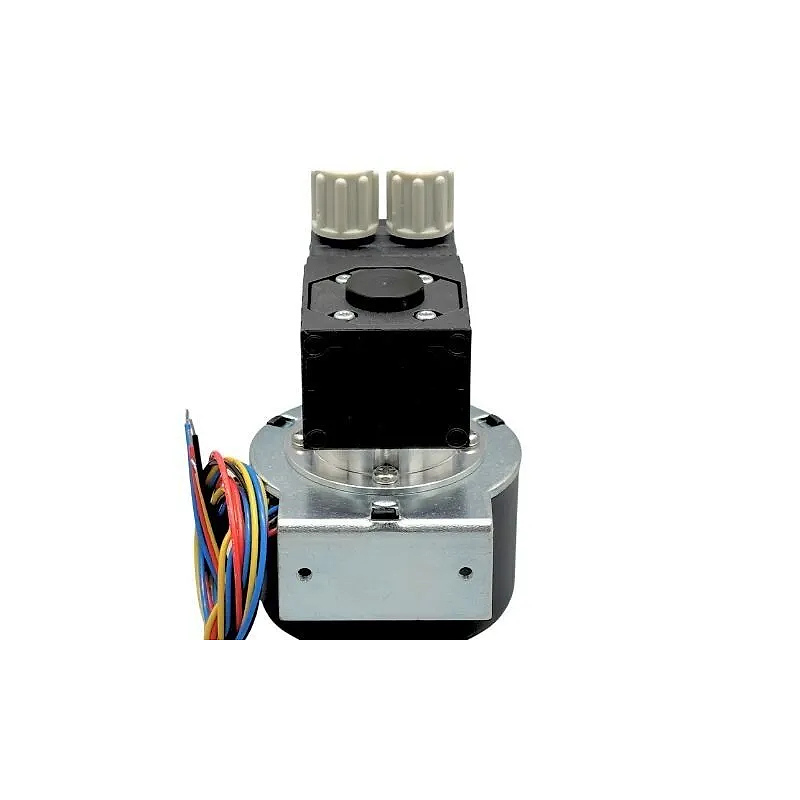 OD-05TF800WBD micro water pump rear structure with wiring and mounting base