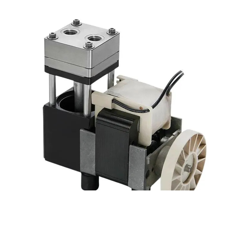 OD-05T0610ACM 220V high temperature gas diaphragm pump angled view