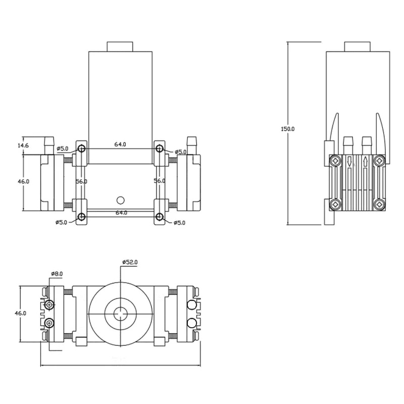 2D Drawing air compressor