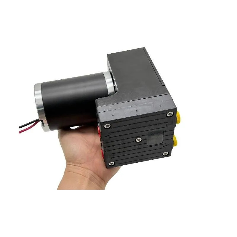 OD-05T1040L 24V/12V mini diaphragm vacuum pump side view