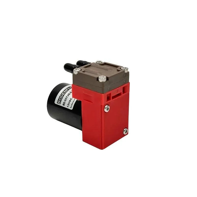 OD-05TVB-S diaphragm brushless micro vacuum pump front view, 12V/24V quiet medical pump