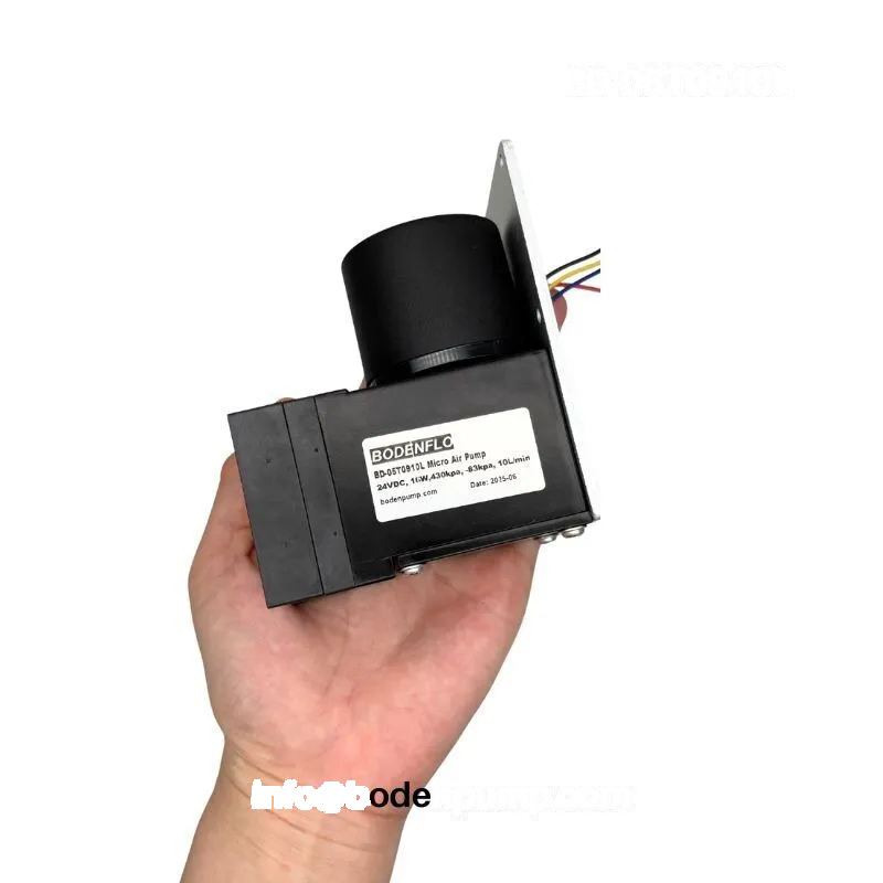 OD-05T0910L brushless vacuum pump angled view - durable high-performance air diaphragm pump for industrial gas handling