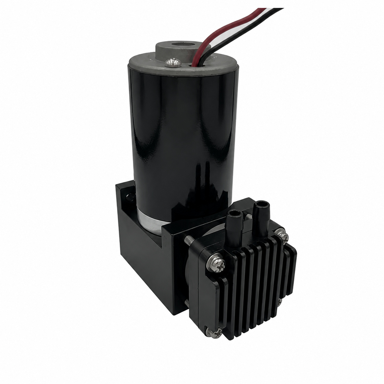 OD-08A-S and OD-08V-S miniature compressor on a white background