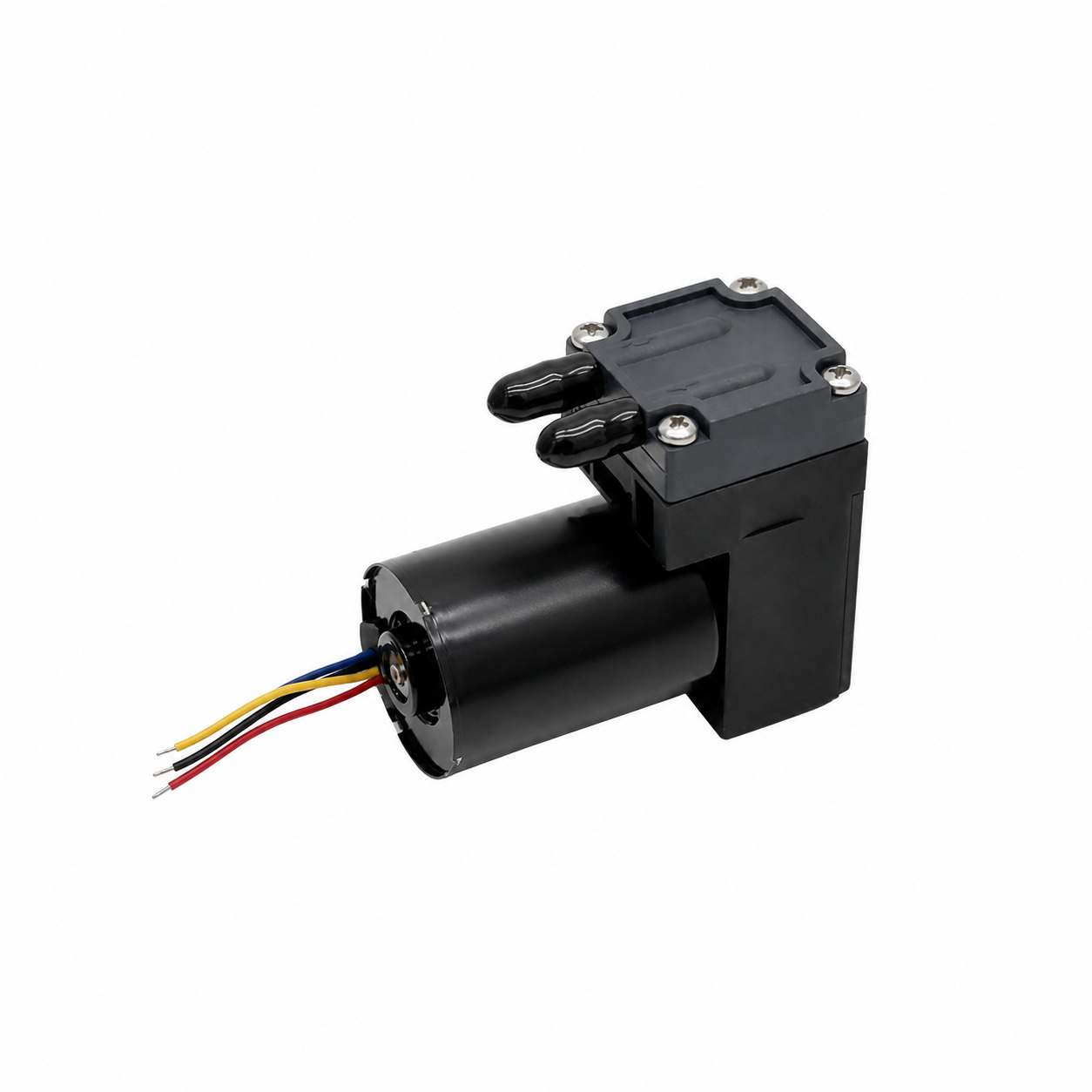 OD-05TVB-S.1 compact DC air pump front view on a white background