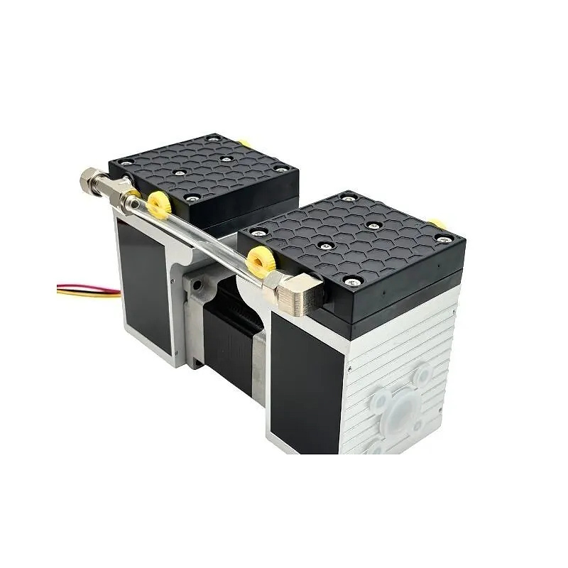 Double head diaphragm air pump side view for industrial applications OD-05T30KH