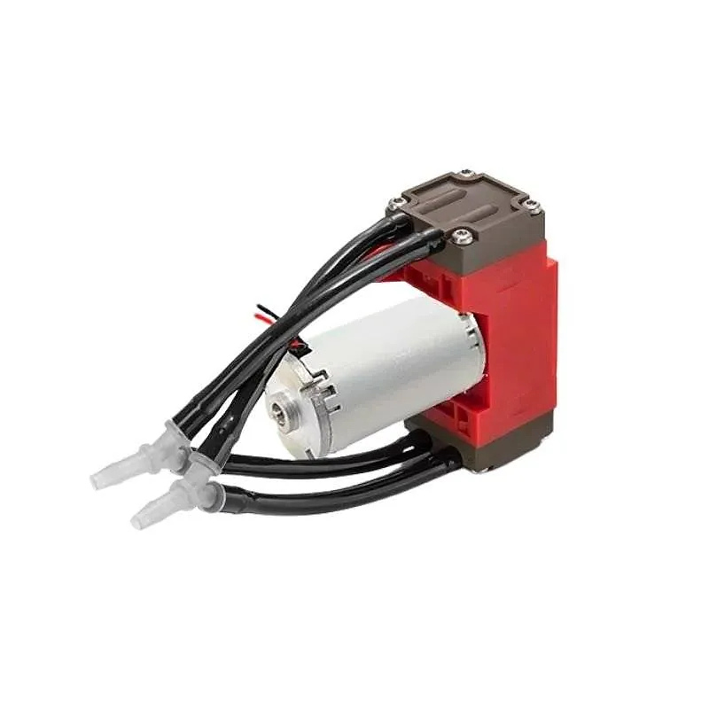 Dual-head miniature diaphragm vacuum pump OD-05T057.2L front view