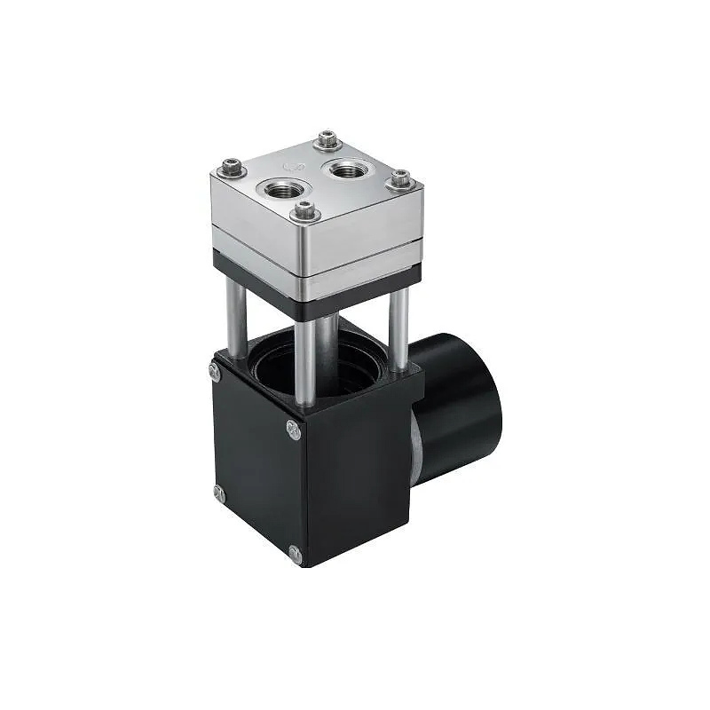 OD-05T067LM brushless vacuum pump side angle view showcasing aluminum alloy body and pump design