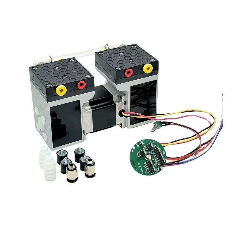 Low noise vacuum pump with brushless motor - front view OD-05T30K