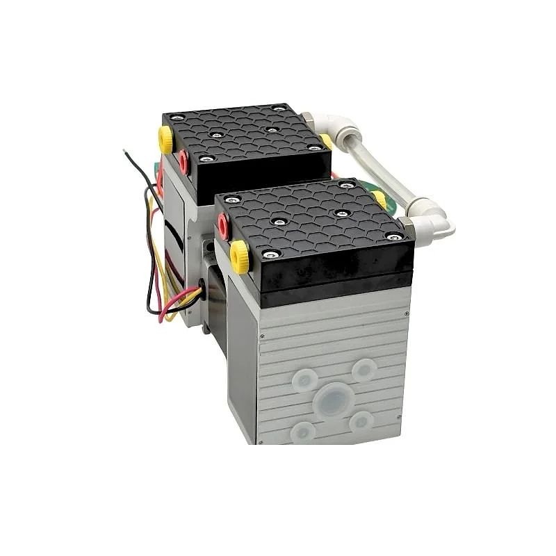 Small vacuum air pump side view highlighting aluminum body - OD-05T30K