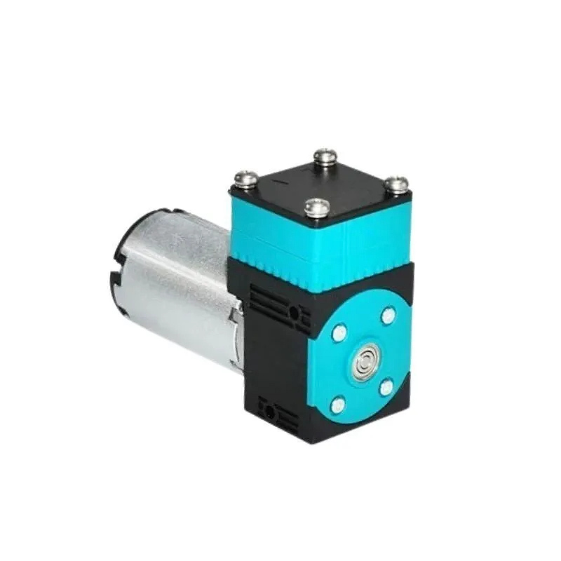 Small diaphragm liquid pump showing compact structure and pump head details OD-05TF110W