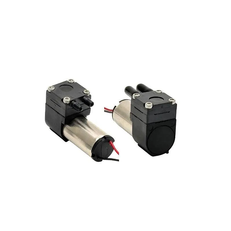 Compact mini diaphragm pump showing multiple installation angles for OEM integration OD-05T01530