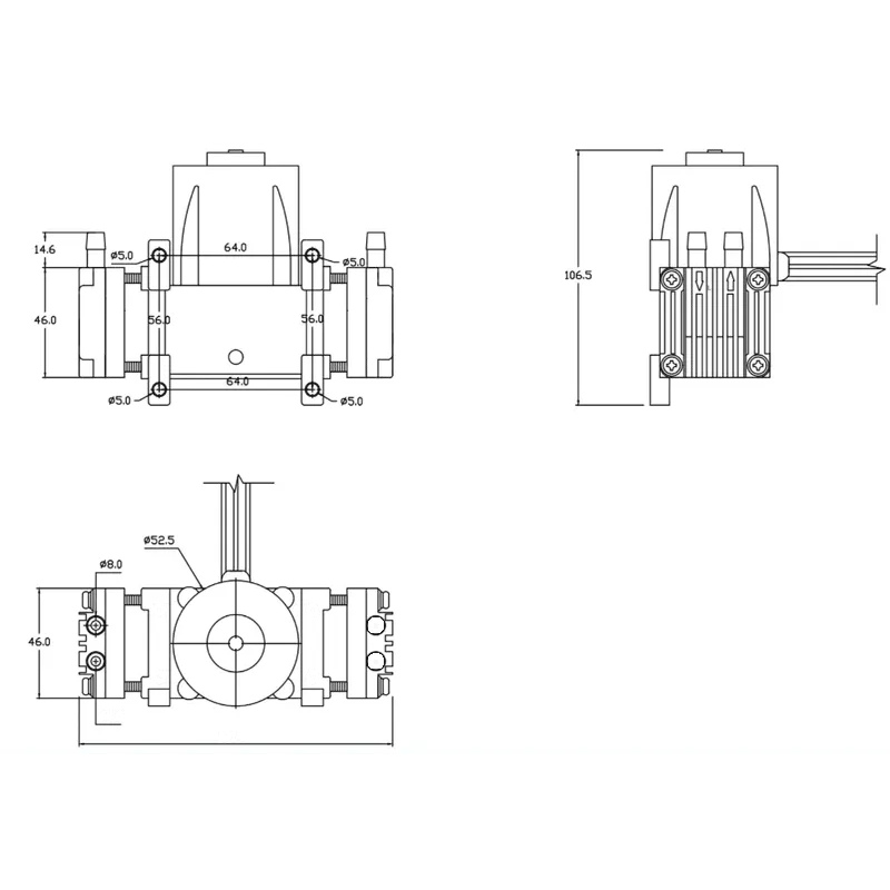 2D Drawing small air compressor