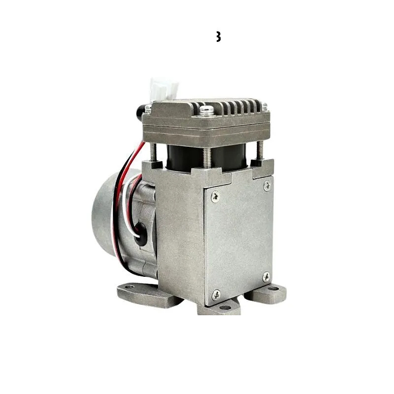 Rear view of OD-08AB-S OD-08VB-S brushless piston air compressor