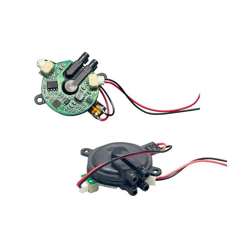 OD-05T01PZ09 pneumatic micropump with integrated round driver board for compact OEM installation