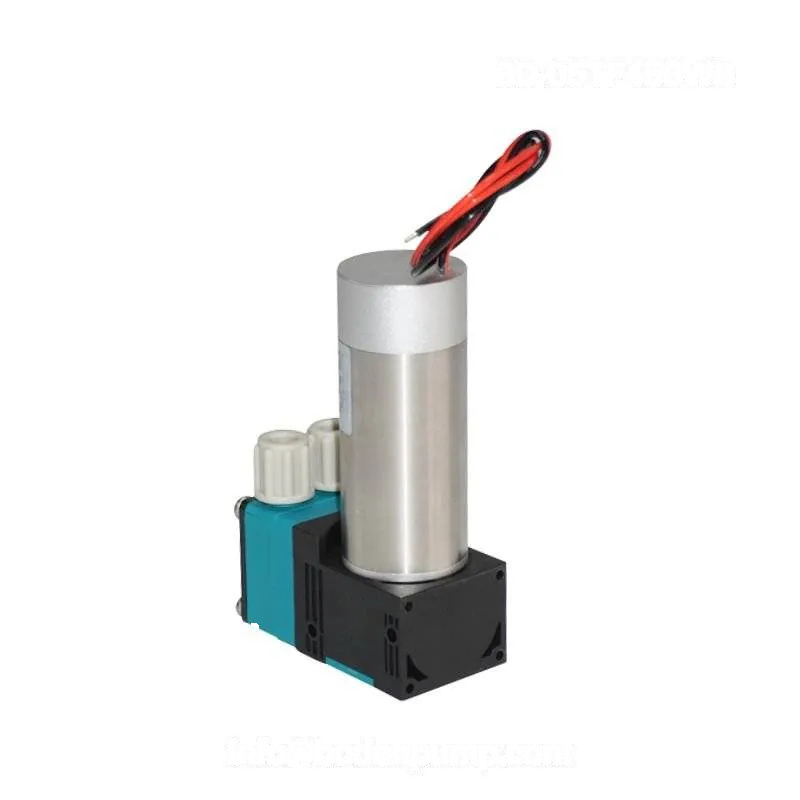 Side angle view of micro liquid pump showing structural details for coding machine OEM integration OD-05T450WB