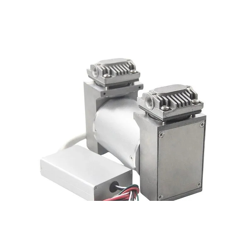 OD-05TR30LB dual-head swing piston compressor with brushless motor and metal pump heads for OEM air systems